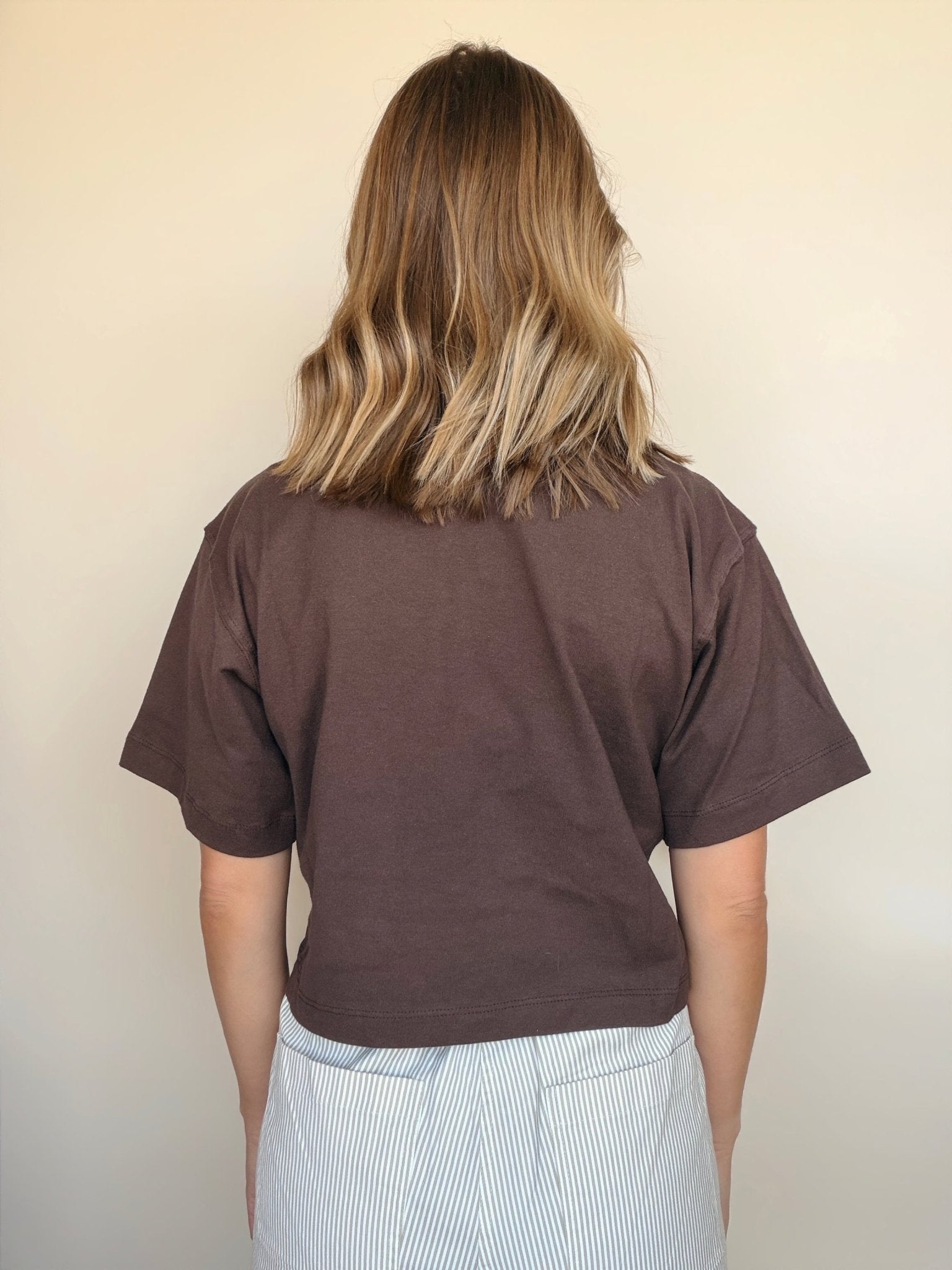 Relaxed Crop Tee - Elle Maxine