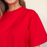Relaxed Crop Tee - Elle Maxine
