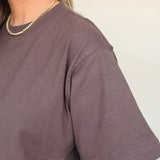 Relaxed Crop Tee - Elle Maxine