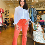 Relaxed Linen Shirt - Elle Maxine