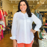 Relaxed Linen Shirt - Elle Maxine