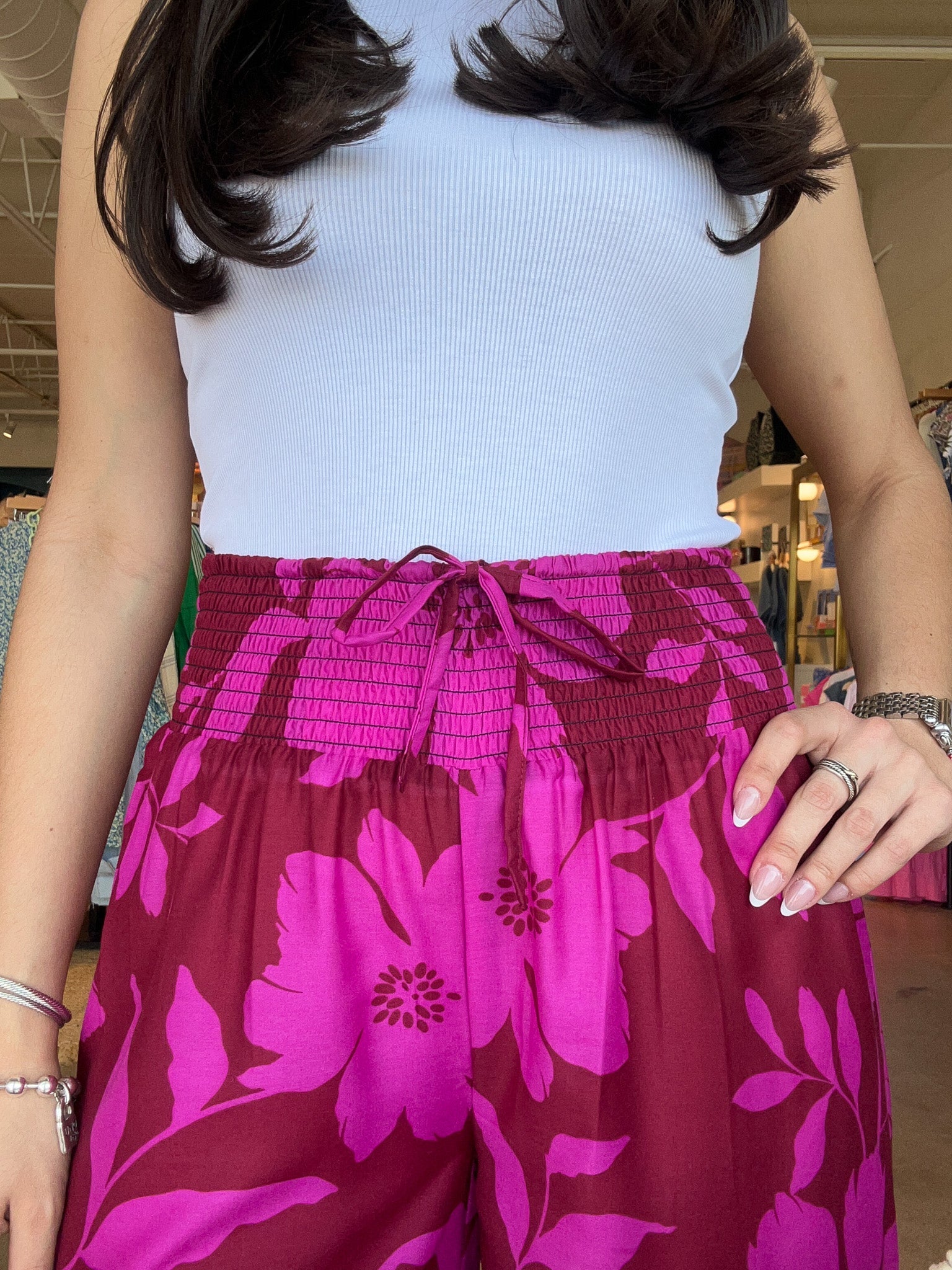 Reva Floral Pants - Elle Maxine
