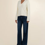 Revel Boxy Sweater - Ivory - Elle Maxine