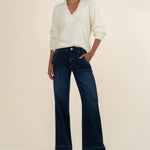 Revel Boxy Sweater - Ivory - Elle Maxine