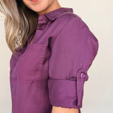 Riley Button Down Top - Elle Maxine