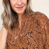 Roe Lace Button Down Top - Elle Maxine