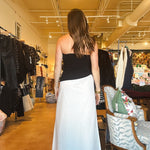 Roen Asymmetrical Dress - Black/Cream - Elle Maxine