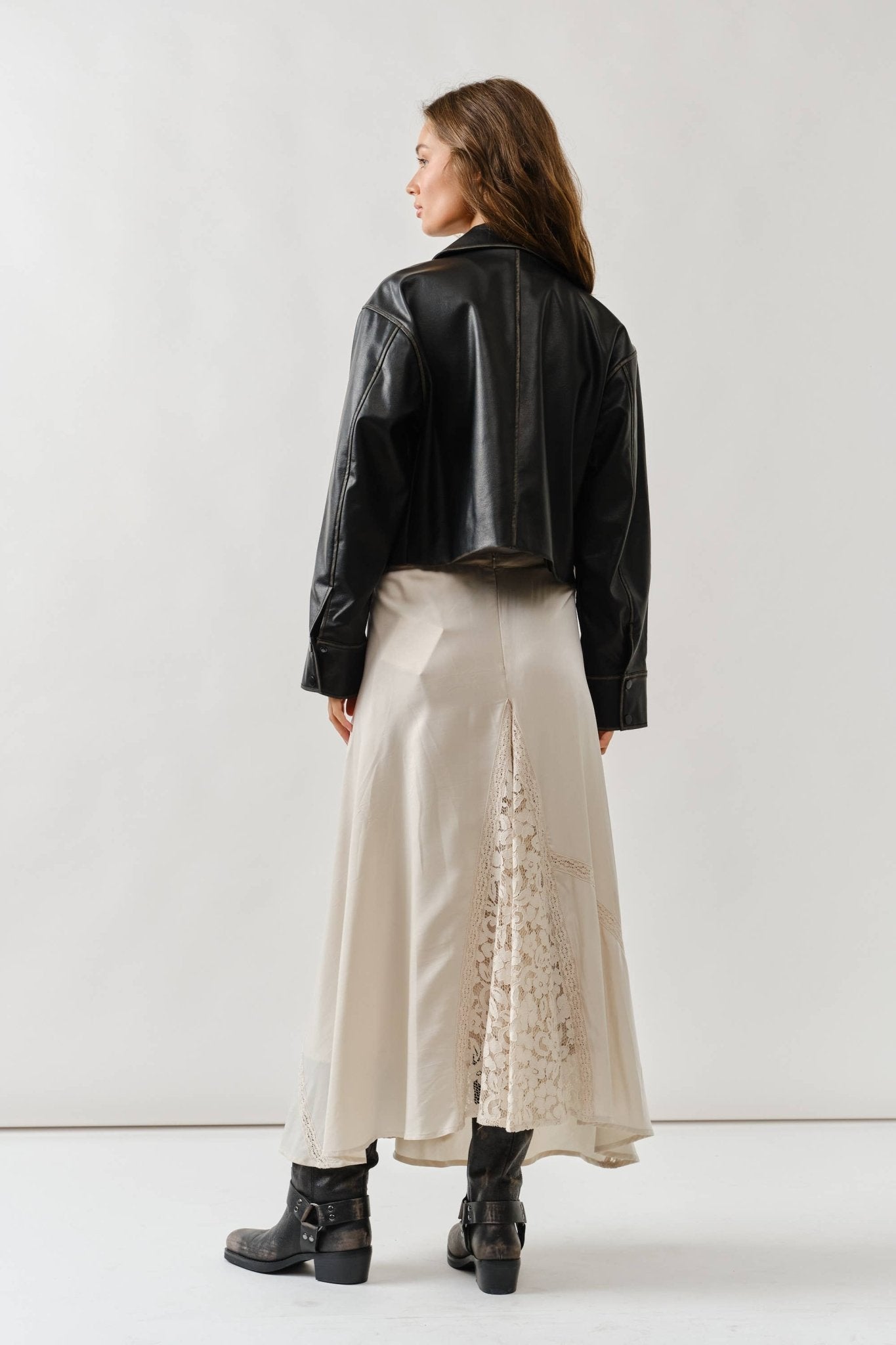 Rory Vegan Leather Jacket - Elle Maxine