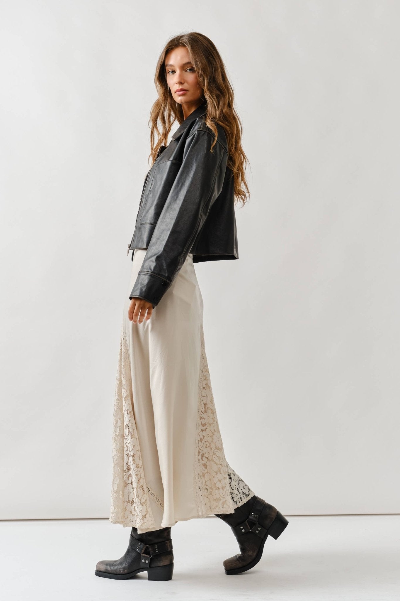 Rory Vegan Leather Jacket - Elle Maxine