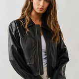 Rory Vegan Leather Jacket - Elle Maxine