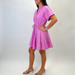 Rose Button Front Dress - Elle Maxine