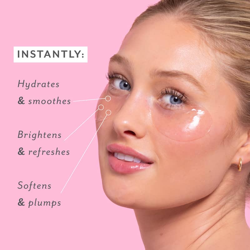 Rosé Hydrating Under Eye Masks - Elle Maxine