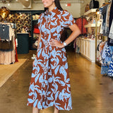 Rosey Haze Dress - Elle Maxine