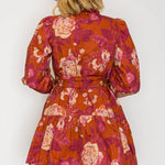 Rustic Rose Mini Dress - Elle Maxine