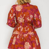 Rustic Rose Mini Dress - Elle Maxine