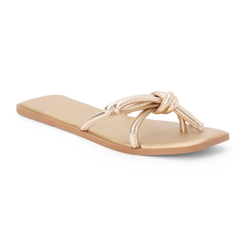Ruthie Metallic Sandal - Elle Maxine