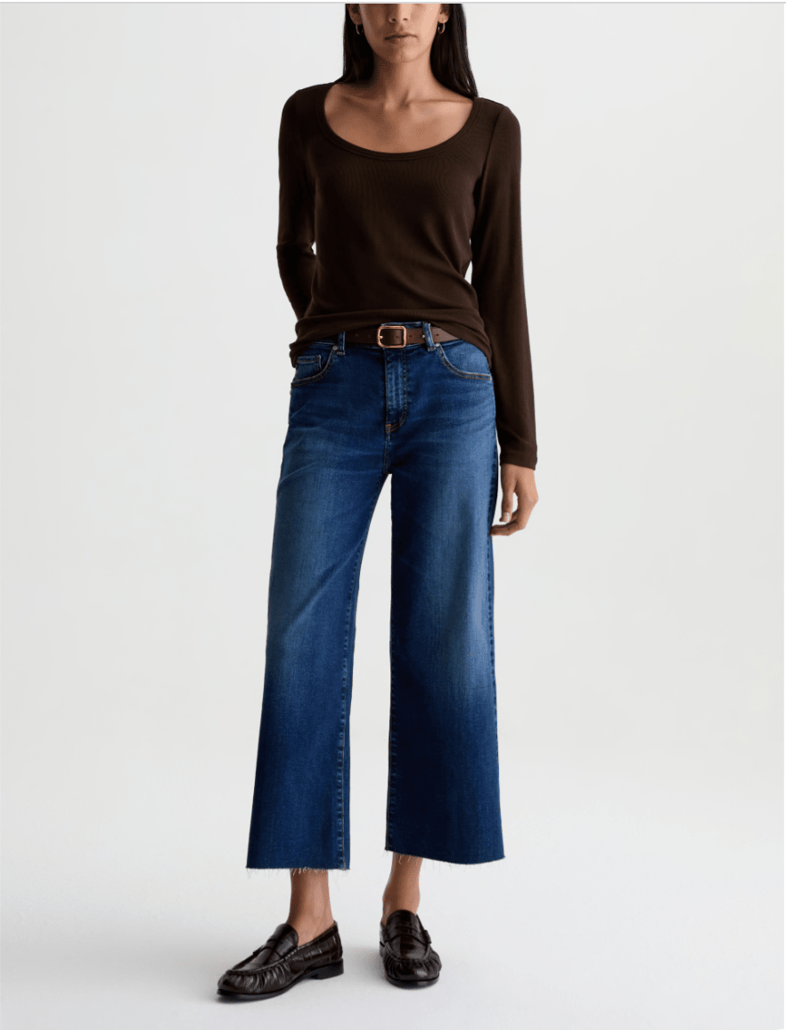 Saige Wide Leg Crop - Elle Maxine