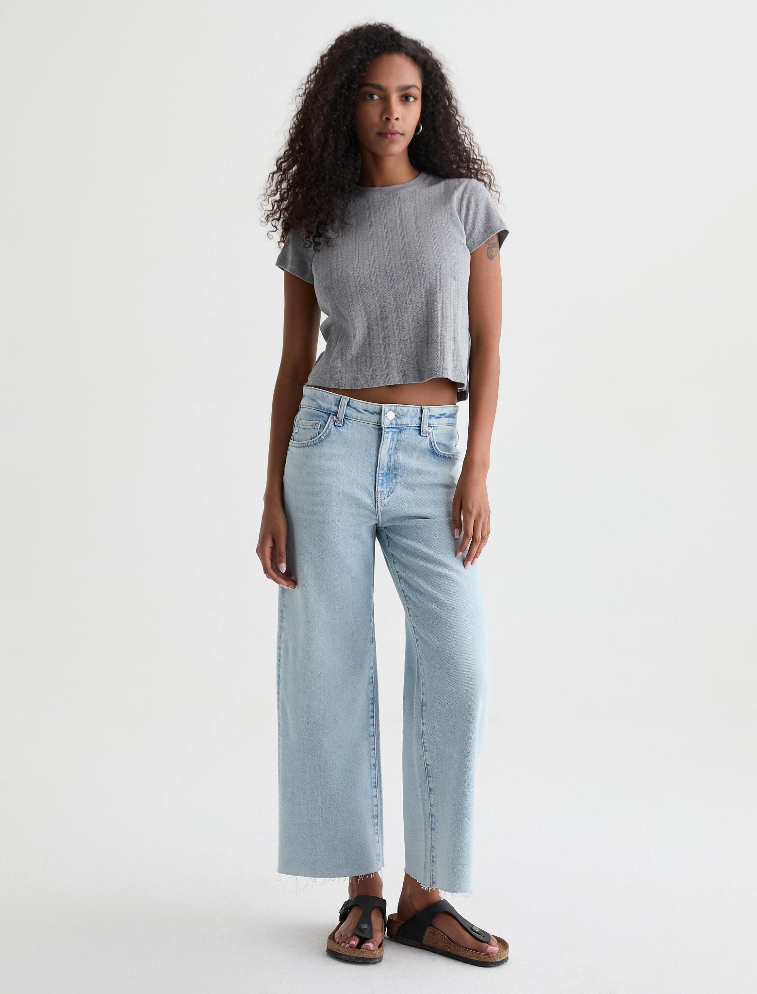 Saige Wide Leg Crop - Harvest - Elle Maxine