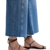 Saige Wide Leg Crop Jeans - Rosarito - Elle Maxine