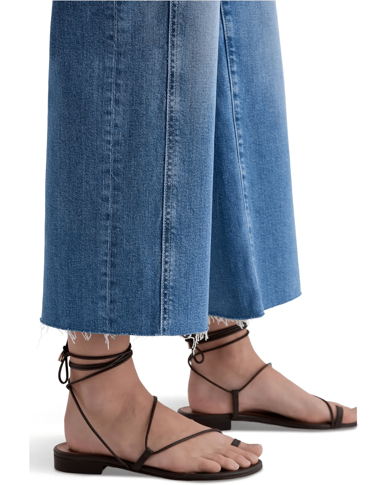 Saige Wide Leg Crop Jeans - Rosarito - Elle Maxine