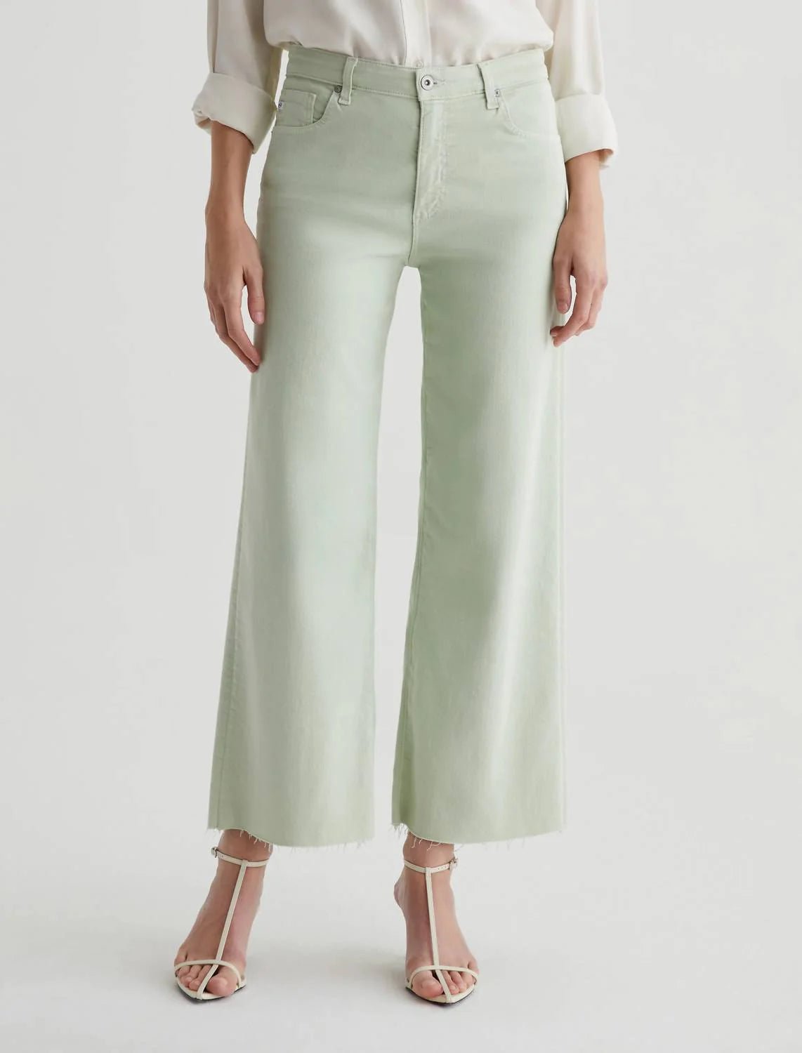 Saige Wide Leg - Pistachio - Elle Maxine
