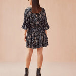 Sam Mini Skirt - Midnight - Elle Maxine