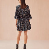 Sam Mini Skirt - Midnight - Elle Maxine