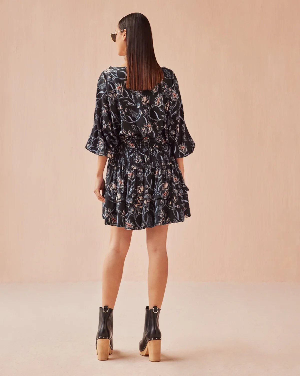 Sam Mini Skirt - Midnight - Elle Maxine