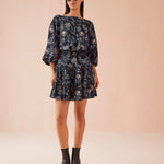 Sam Mini Skirt - Midnight - Elle Maxine