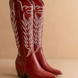 Samara Embroidered Tall Boot - Elle Maxine