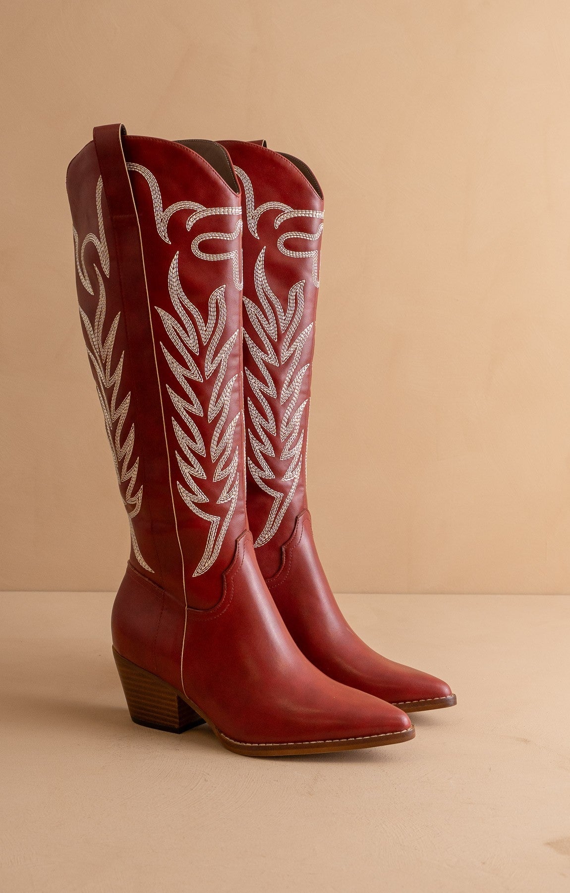 Samara Embroidered Tall Boot - Elle Maxine