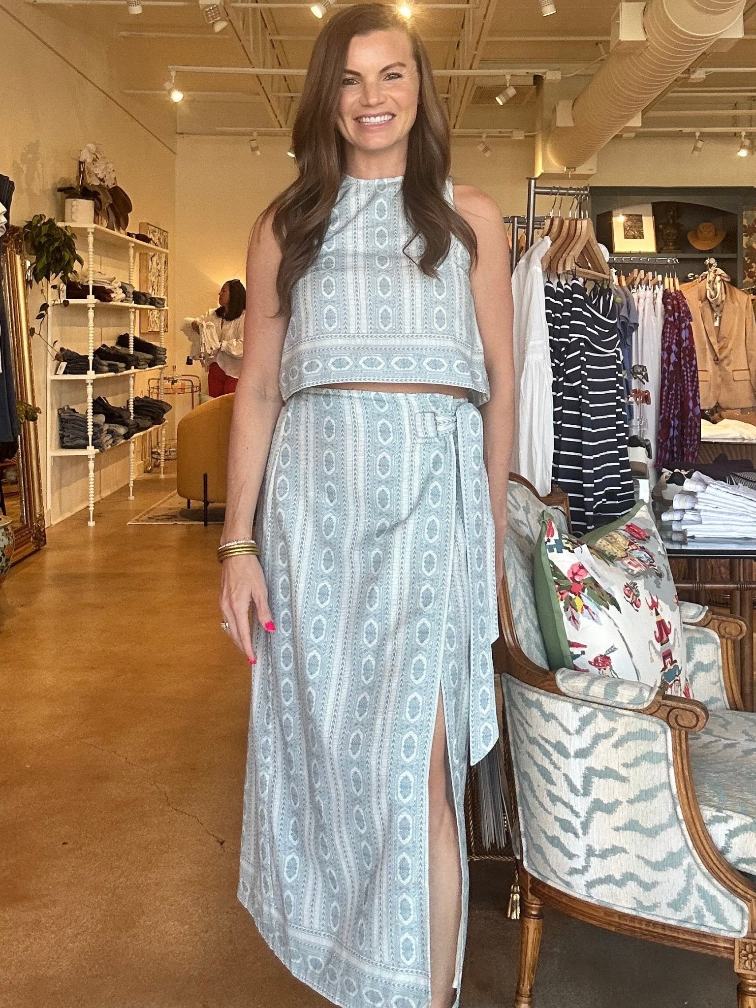 Sammi Skirt - Fiona Ice - Elle Maxine