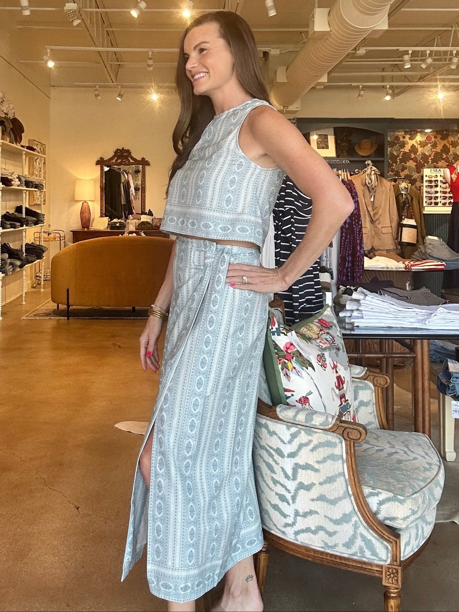 Sammi Skirt - Fiona Ice - Elle Maxine