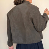 Sandra Boxy Collared Jacket - Elle Maxine