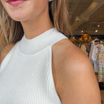 Sandra High Neck Tank - Elle Maxine
