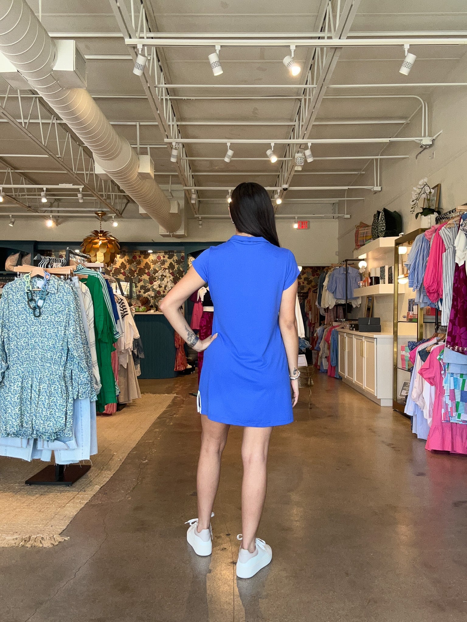 Sanibel Dress - Royal Blue - Elle Maxine