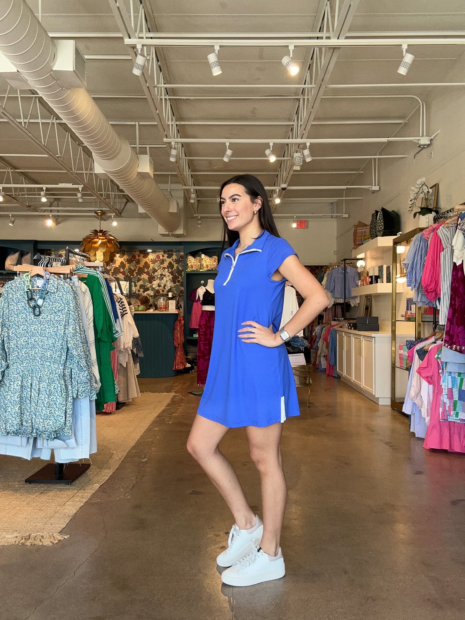 Sanibel Dress - Royal Blue - Elle Maxine