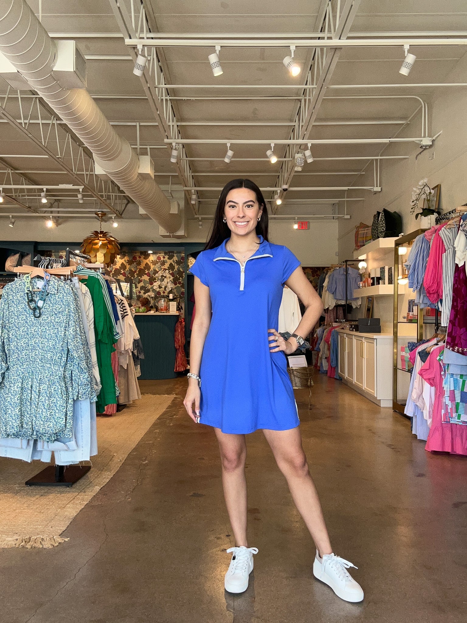 Sanibel Dress - Royal Blue - Elle Maxine