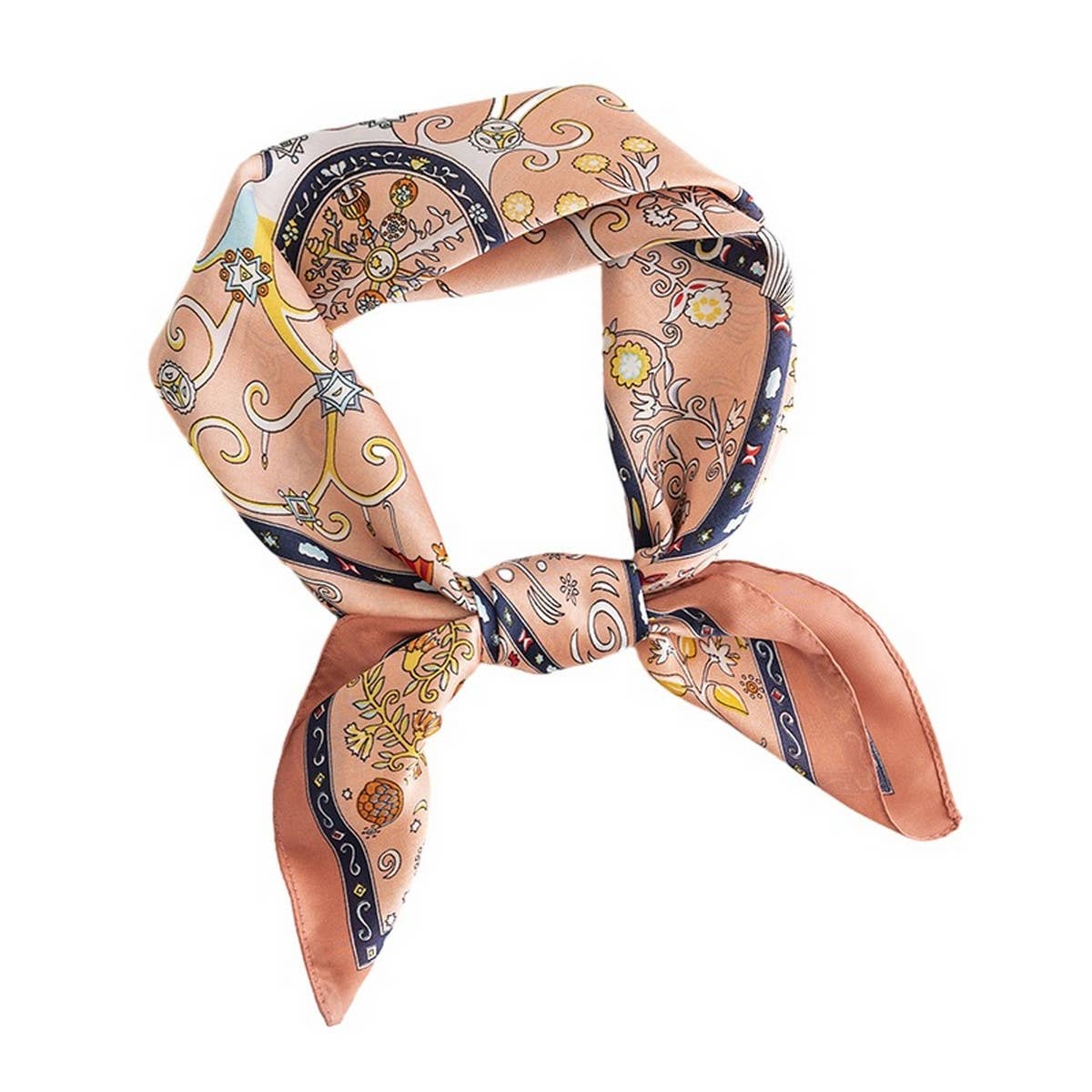 Satin Scarf - Celestial Circles - Elle Maxine