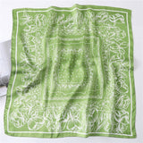 Satin Scarf - Paisley Lace Print - Elle Maxine