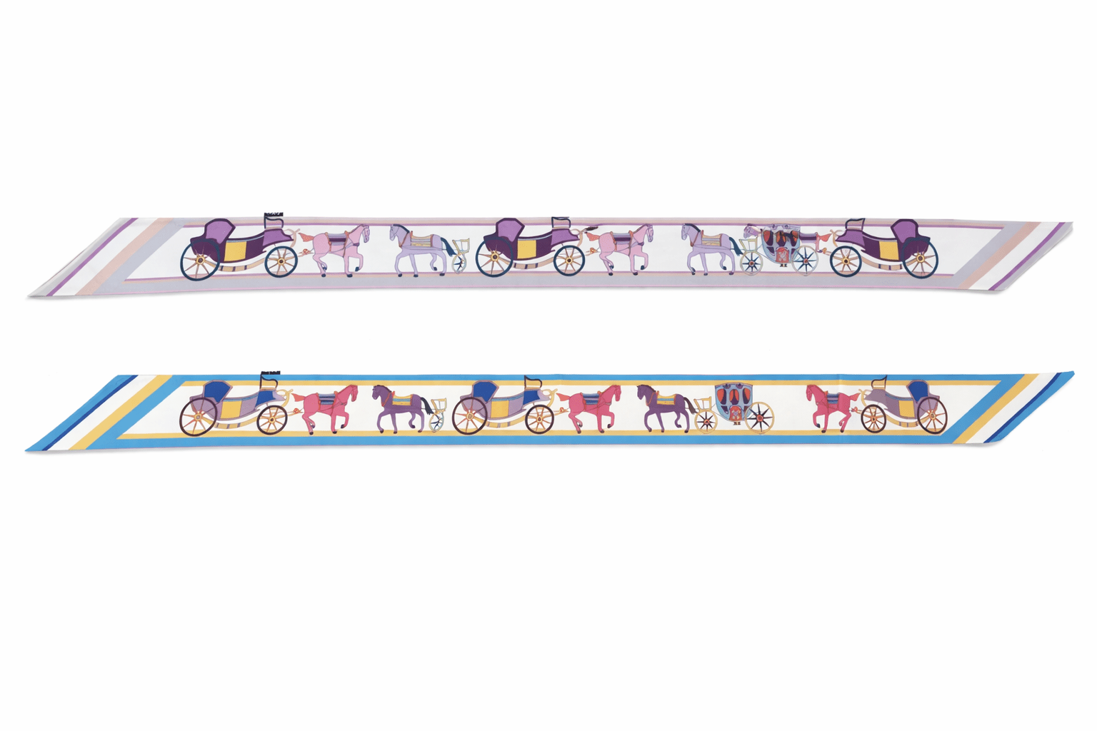 Satin Twilly - Stripe Carriage - Elle Maxine