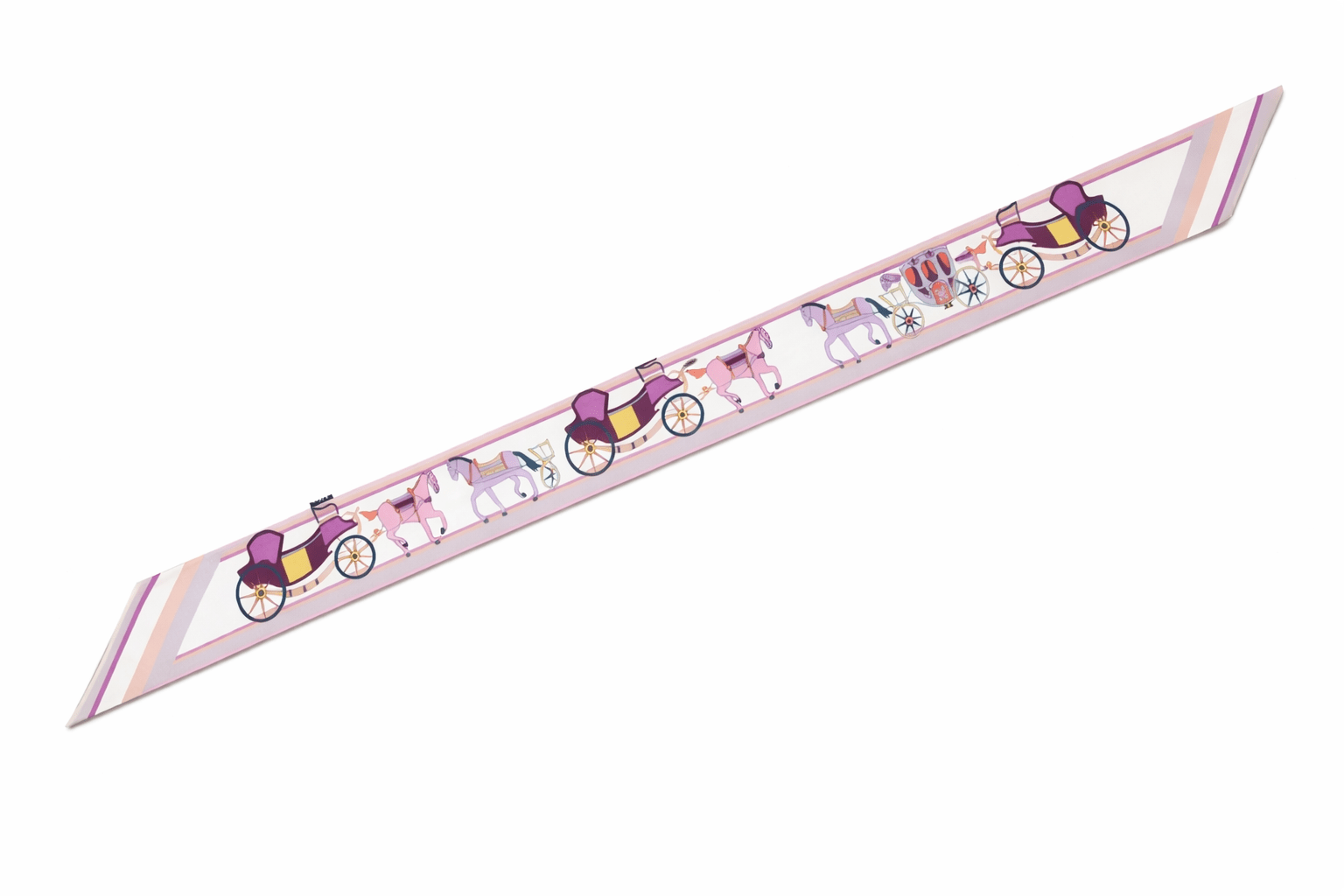 Satin Twilly - Stripe Carriage - Elle Maxine