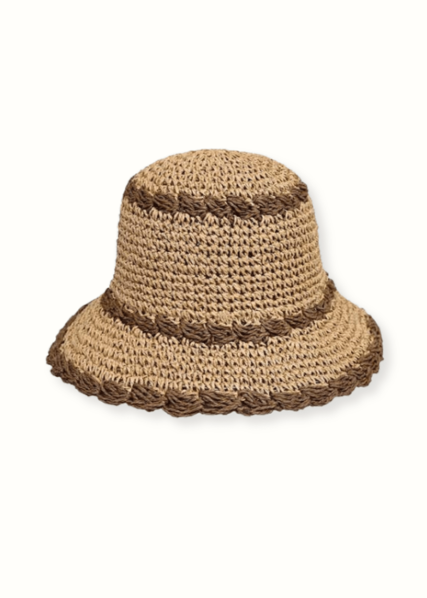 Scalloped Edge Bucket Hat - Elle Maxine