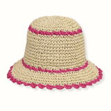 Scalloped Edge Bucket Hat - Elle Maxine