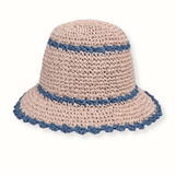 Scalloped Edge Bucket Hat - Elle Maxine