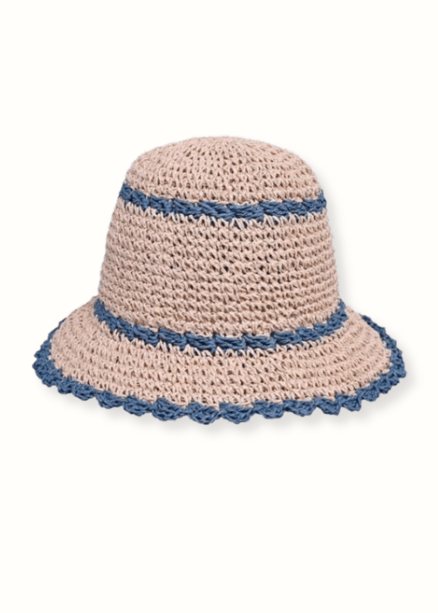 Scalloped Edge Bucket Hat - Elle Maxine