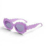 Scalloped Edge Sunglasses - Elle Maxine