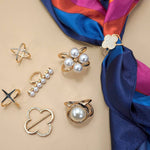 Scarf Slide - Large Pearl - Elle Maxine