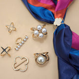 Scarf Slide - Large Pearl - Elle Maxine