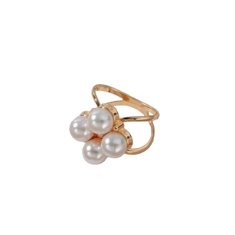 Scarf Slide - Pearl Cluster - Elle Maxine